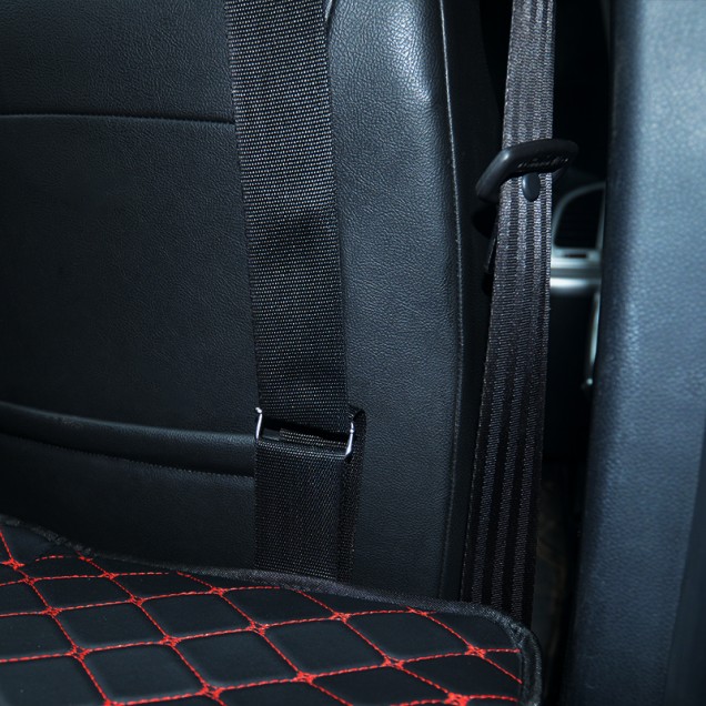 Universal Diamond Car Bed - Non-Inflatable Black and Red Stitching Luxury Leather Diamond Car Bed Mattress for Sale Universal Diamond Car Bed - Non-Inflatable Black and Red Stitching Luxury Leather Diamond Car Bed Mattress for Sale