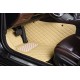 Beige Luxury Leather Diamond Car Floor Mats for Sale Beige Luxury Leather Diamond Car Floor Mats for Sale
