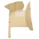 Beige Luxury Leather Diamond Car Floor Mats for Sale Beige Luxury Leather Diamond Car Floor Mats for Sale