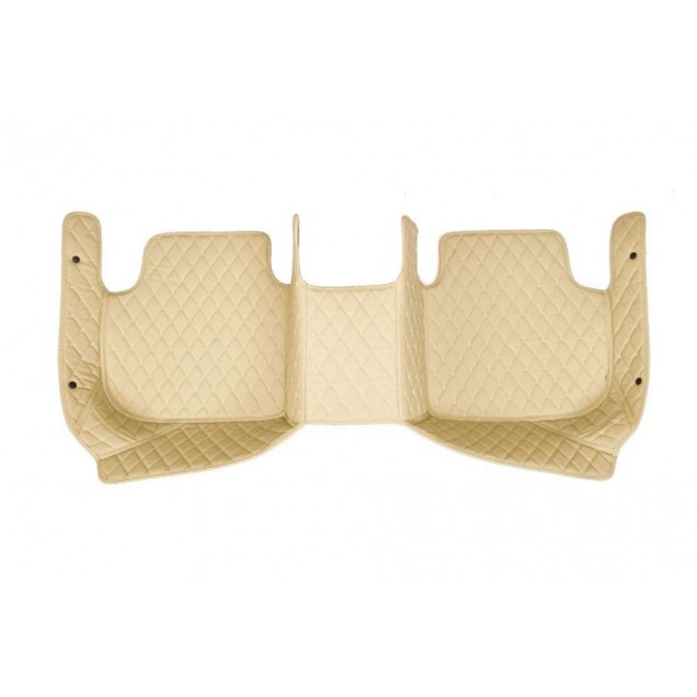 Beige Luxury Leather Diamond Car Floor Mats for Sale Beige Luxury Leather Diamond Car Floor Mats for Sale