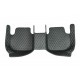 Black and Green Stitching Luxury Leather Diamond Car Floor Mats for Sale
