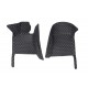 Black and White Stitching Luxury Leather Diamond Car Floor Mats for Sale