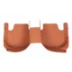 Brown Luxury Leather Diamond Car Floor Mats for Sale Brown Luxury Leather Diamond Car Floor Mats for Sale