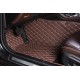 Dark Brown Luxury Leather Diamond Car Floor Mats for Sale Dark Brown Luxury Leather Diamond Car Floor Mats for Sale