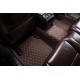 Dark Brown Luxury Leather Diamond Car Floor Mats for Sale Dark Brown Luxury Leather Diamond Car Floor Mats for Sale