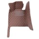 Dark Brown Luxury Leather Diamond Car Floor Mats for Sale Dark Brown Luxury Leather Diamond Car Floor Mats for Sale