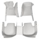 Grey Luxury Leather Diamond Car Floor Mats for Sale Grey Luxury Leather Diamond Car Floor Mats for Sale
