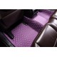 Purple Luxury Leather Diamond Car Floor Mats for Sale Purple Luxury Leather Diamond Car Floor Mats for Sale