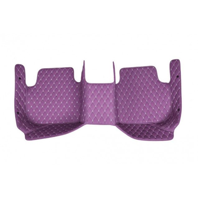 Purple Luxury Leather Diamond Car Floor Mats for Sale Purple Luxury Leather Diamond Car Floor Mats for Sale