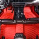 Red Luxury Leather Diamond Car Floor Mats for Sale Red Luxury Leather Diamond Car Floor Mats for Sale