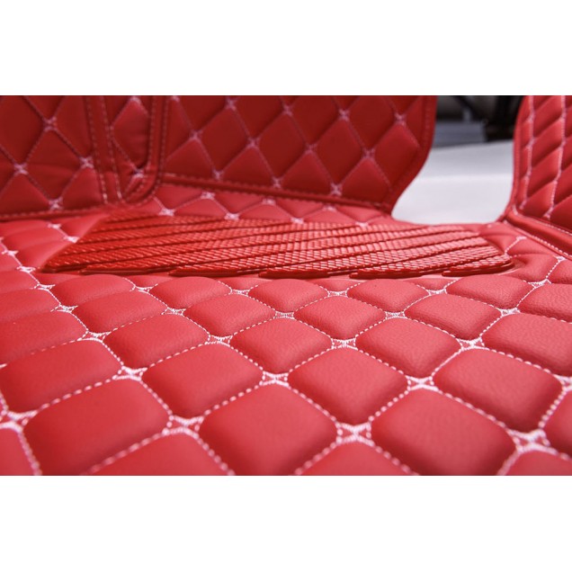 Red Luxury Leather Diamond Car Floor Mats for Sale Red Luxury Leather Diamond Car Floor Mats for Sale