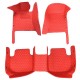 Red Luxury Leather Diamond Car Floor Mats for Sale Red Luxury Leather Diamond Car Floor Mats for Sale