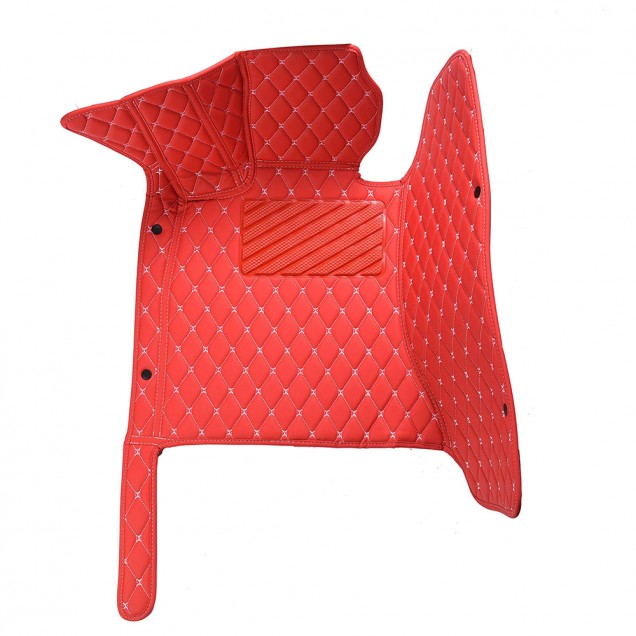 Red Luxury Leather Diamond Car Floor Mats for Sale Red Luxury Leather Diamond Car Floor Mats for Sale