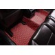 Wine Red Luxury Leather Diamond Car Floor Mats for Sale Wine Red Luxury Leather Diamond Car Floor Mats for Sale