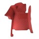 Wine Red Luxury Leather Diamond Car Floor Mats for Sale Wine Red Luxury Leather Diamond Car Floor Mats for Sale