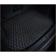 Black and Beige Stitching Luxury Leather Diamond Trunk Base Mats for Sale Black and Beige Stitching Luxury Leather Diamond Trunk Base Mats for Sale