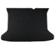 Black and Blue Stitching Luxury Leather Diamond Trunk Base Mats for Sale Black and Blue Stitching Luxury Leather Diamond Trunk Base Mats for Sale