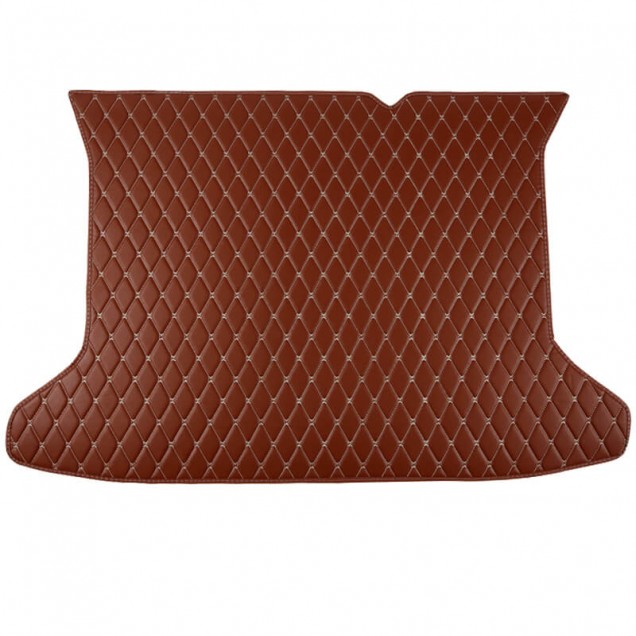 Brown Luxury Leather Diamond Trunk Base Mats for Sale Brown Luxury Leather Diamond Trunk Base Mats for Sale
