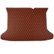 Brown Luxury Leather Diamond Trunk Base Mats for Sale Brown Luxury Leather Diamond Trunk Base Mats for Sale