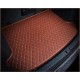 Brown Luxury Leather Diamond Trunk Base Mats for Sale Brown Luxury Leather Diamond Trunk Base Mats for Sale