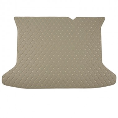 Grey Luxury Leather Diamond Trunk Base Mats for Sale