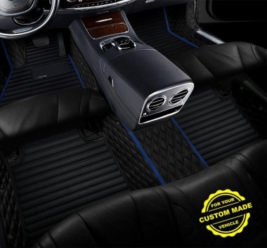 Dark Blue Hybrid Line Series Premium Car Floor Mats for Sale