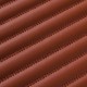 Brown Luxury Leather Stripe Car Floor Mats for Sale