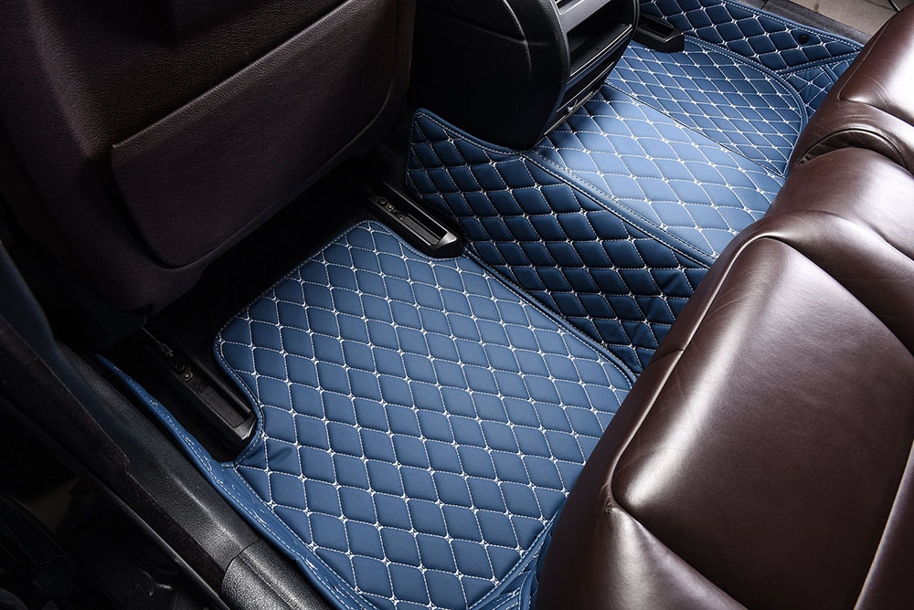 Blue Custom Diamond Car Mats for Sale