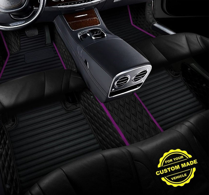 Purple Hybrid Line Series Premium Car Mats for Sale